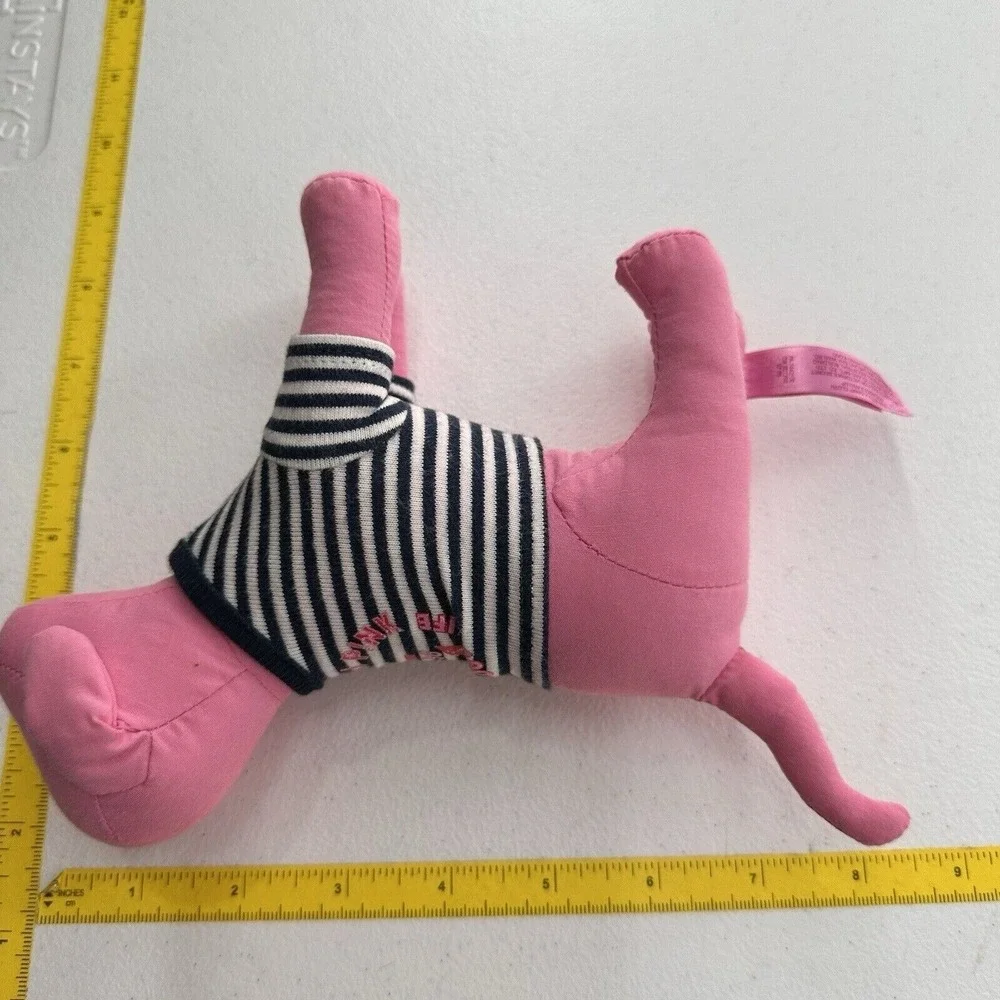 Victorias Secret Pink Dog Plush Striped Anchor Shirt Nautical‎ Hoodie Good Life